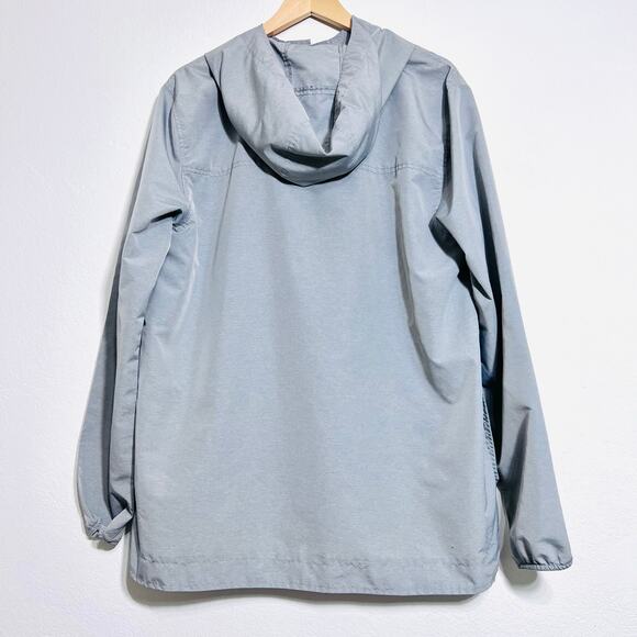 Herschel Jacket Men Medium‎ Gray Voyage Anorack Windbreaker Compact - Picture 2 of 14